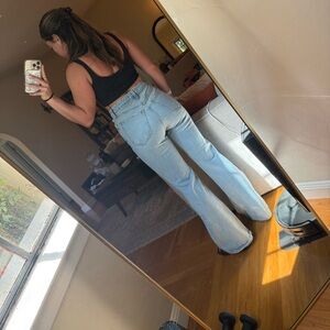 Abercrombie & Fitch Light vintage Flare high rise Jeans 26 SHORT